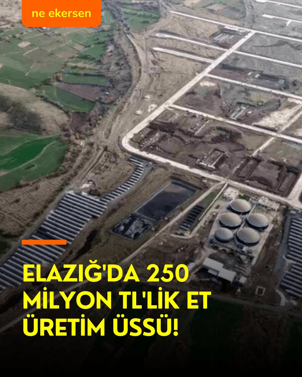 Elazığ'da altyapı çalışmaları tamamlanan Cevizdere Besi Organize Tarım Bölgesi faaliyete başlarken, proje yıllık 4 bin 500 ton et üretimi ve bin 250 kişilik istihdam sağlamayı amaçlıyor.