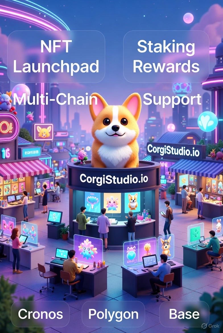 CBS2Inc's tweet image. Swap tokens seamlessly on CorgiStudio.io—our DEX features make trading a breeze on Cronos, Polygon, and Base. Low fees, high vibes! What’s your favorite chain for swaps? Vote below! 🗳️ A) Cronos B) Polygon C) Base #CryptoSwap #Web3Creators