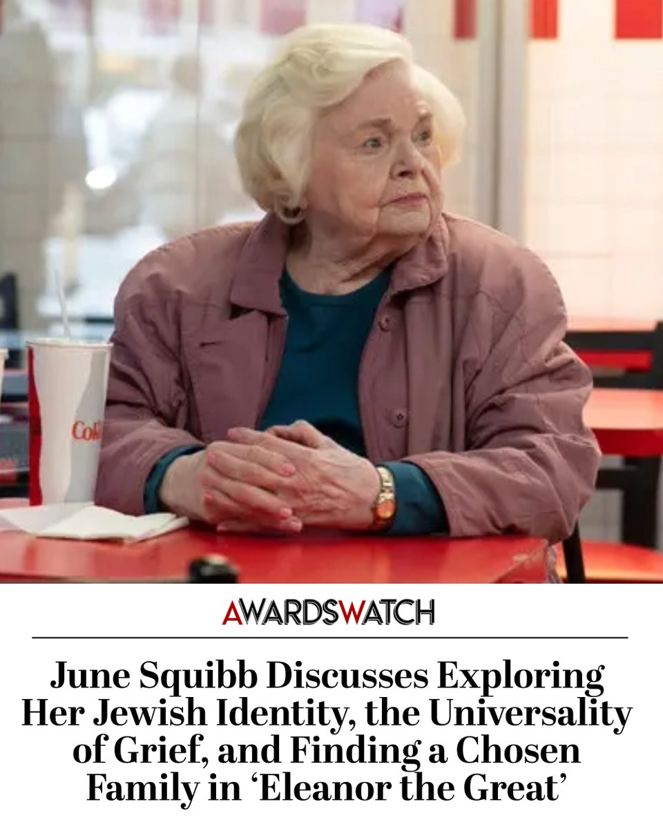 "If ever there was an example of a hardworking and passionate individual doing what they love all their life, June Squibb is it." 

Full article on Awards Watch