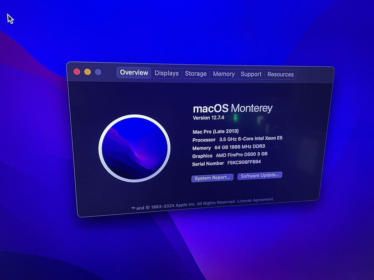 The trash can lives. Although I can’t use it on my tv without getting a converter, because it’s stuck at 30hz. Had to use my monitor instead.