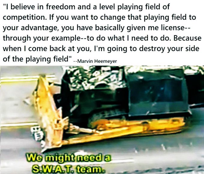 AgoristN's tweet photo. Tread on them.

Happy Killdozer day. https://t.co/osSBE07J0g