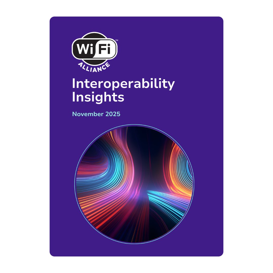 The Q4 Interoperability Insights is now available covering #WiFi6 and #WiFi7, read our new blog for an overview: bit.ly/4q7i0rO

Members can download here: bit.ly/4oKtws5