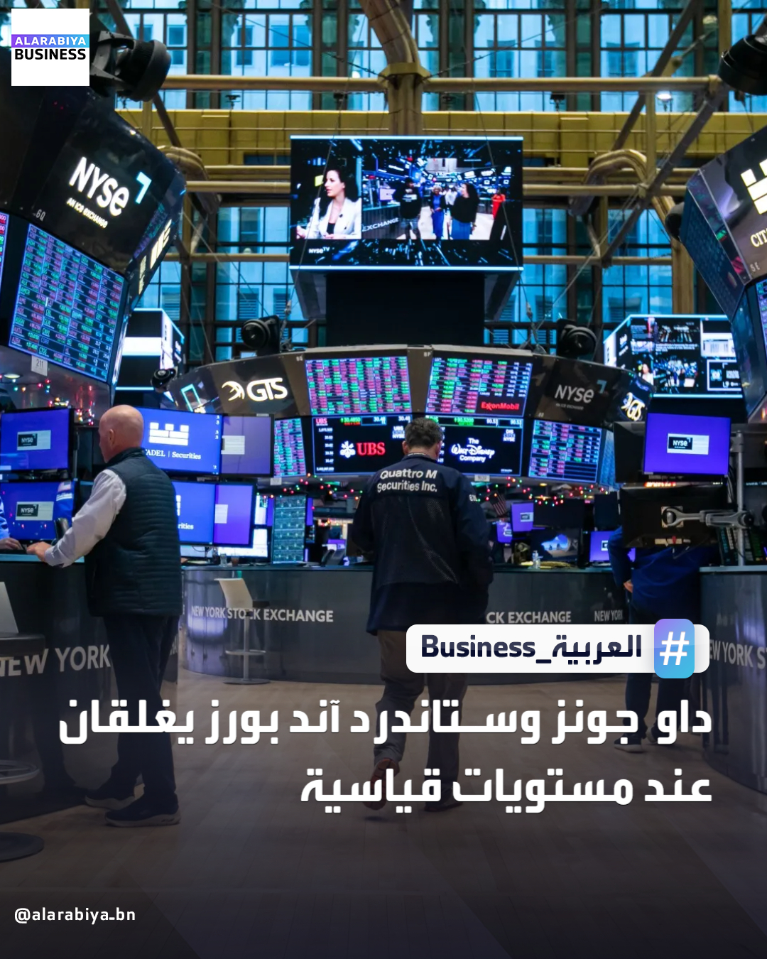 ارتفع المؤشران ستاندرد اند بورز 500 وداو جونز ببورصة وول ستريت إلى مستويات قياسية عند الإغلاق اليوم الخميس وسط تفاؤل بعد قرار مجلس الاحتياطي الفدرالي بتخفيض الفائدة. قفز مؤشر داو جونز بنسبة بلغت 1.34%. تراجع مؤشر ناسداك الذي يهيمن عليه قطاع التكنولوجيا بنسبة 0.25%. ارتفع مؤشر ستاندرد آند بورز 500 بنسبة 0.21%. تراجعت أسهم شركة أوراكل بنسبة تصل إلى 10.83% بعد إعلان الشركة عن زيادة في الإنفاق على مراكز بيانات الذكاء الاصطناعي _Business 