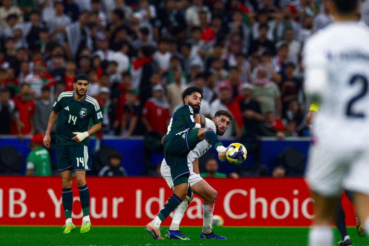 الف مبروك جمهورنا 
الحبيب 💚🤍
وبإذن الله نواصل تفوقنا  في المرحلة المقبلة ونساهم في رفع راية الوطن الغالي في جميع المحافل 🇸🇦🇸🇦🇸🇦

#السعودية_فلسطين 
#كأس_العرب2025