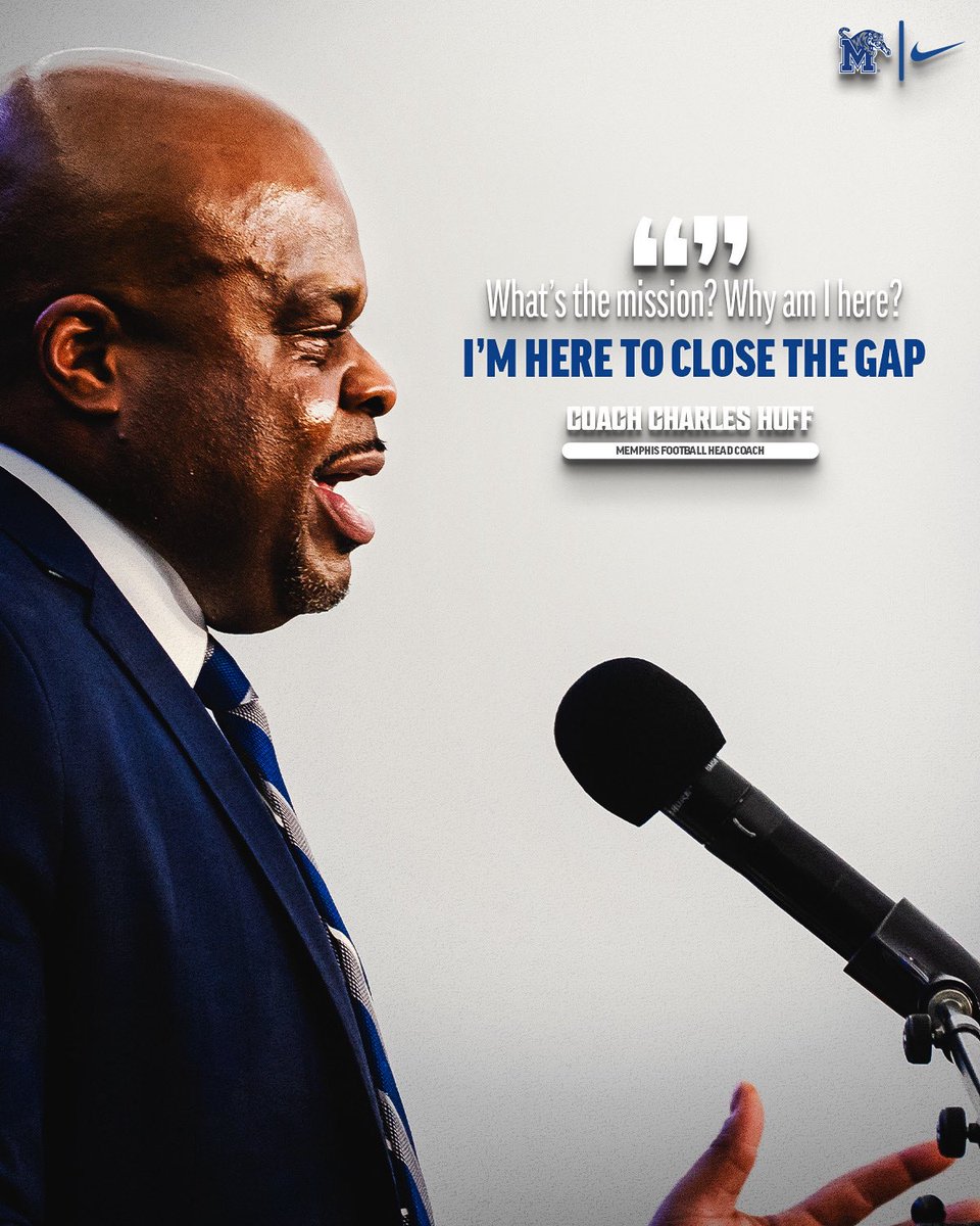 MemphisFB's tweet photo. 🗣️ @CoachHuff 

#GoTigersGo | #CloseTheGap https://t.co/sVjlk3aNYS