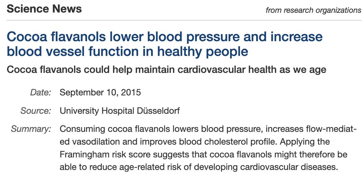 High-flavanol cacao is really interesting when looking at its effects on blood pressure, seen a ton of research on it

The flavanols stimulate nitric oxide production, which helps relax blood vessels and improve circulation. And in human studies, high-flavanol cacao has been