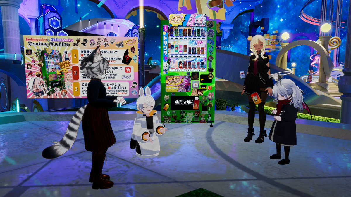 昨日の #Vket2025Winter 1 TiltちゃんがPCを新調（いろいろ設定中） 2