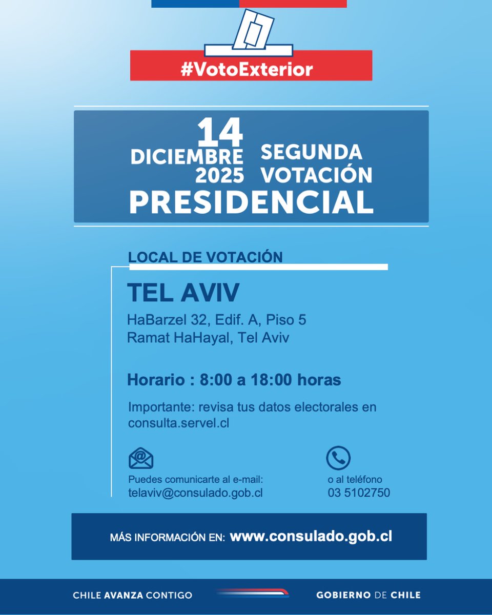 Embajada de Chile en Israel 🇨🇱🇮🇱 שגרירות צ'ילה tweet media