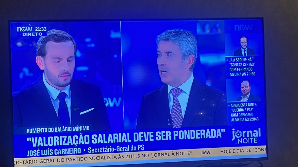😴Alguém que esteja com insónias aproveite a entrevista que o secretário geral do PS está a dar no NOW neste momento.