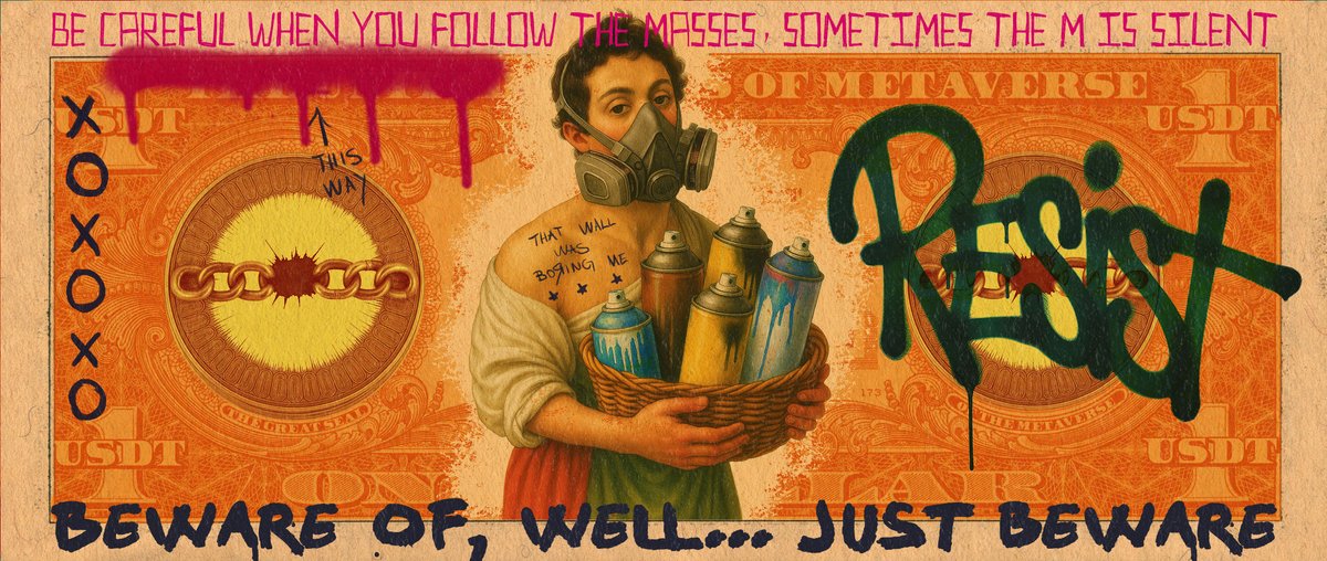 Richi0118's tweet image. GN

It&apos;s been hell of a week leading to the drop, as well as months working on the art, and I am so proud of the Money Laundering 2: The Unbanked. 

This may be the finest collection I have created and I am thankful to anyone who recognizes the passion and love I put into crypto…