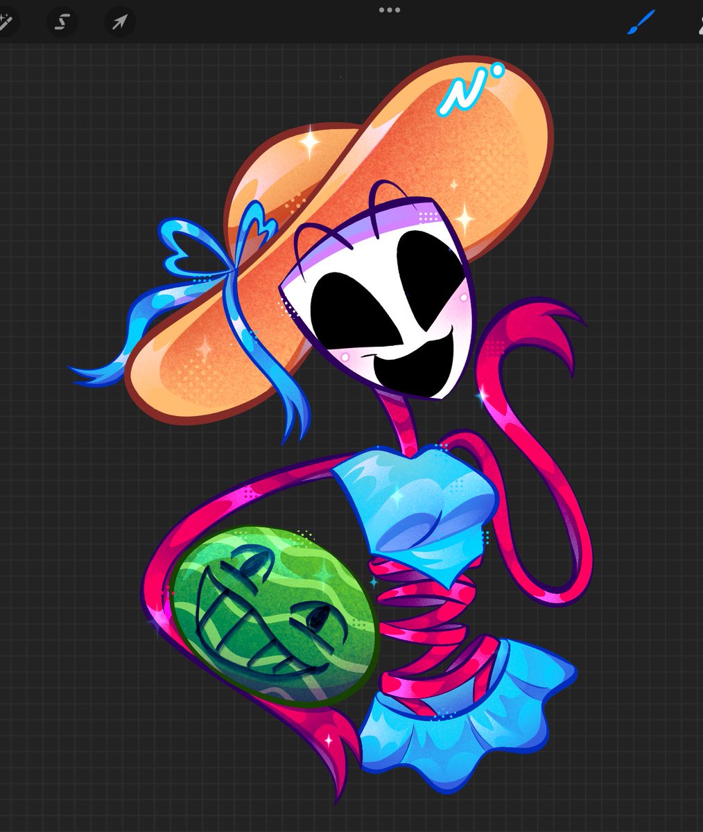 PatchBil's tweet image. Sticker de gangle pa la conve del sábado q emoción omg🗣️‼️
.
.
#DigitalCircus #Gangle #fanart #digitalart #merch #fyp