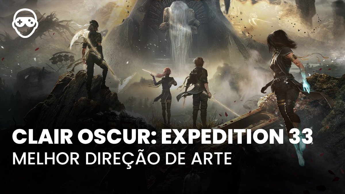 Clair Obscur: Expedition 33 levou também o premio de Melhor Direção de arte. Talvez o troféu mais dificil já que todos os concorrentes são incríveis.