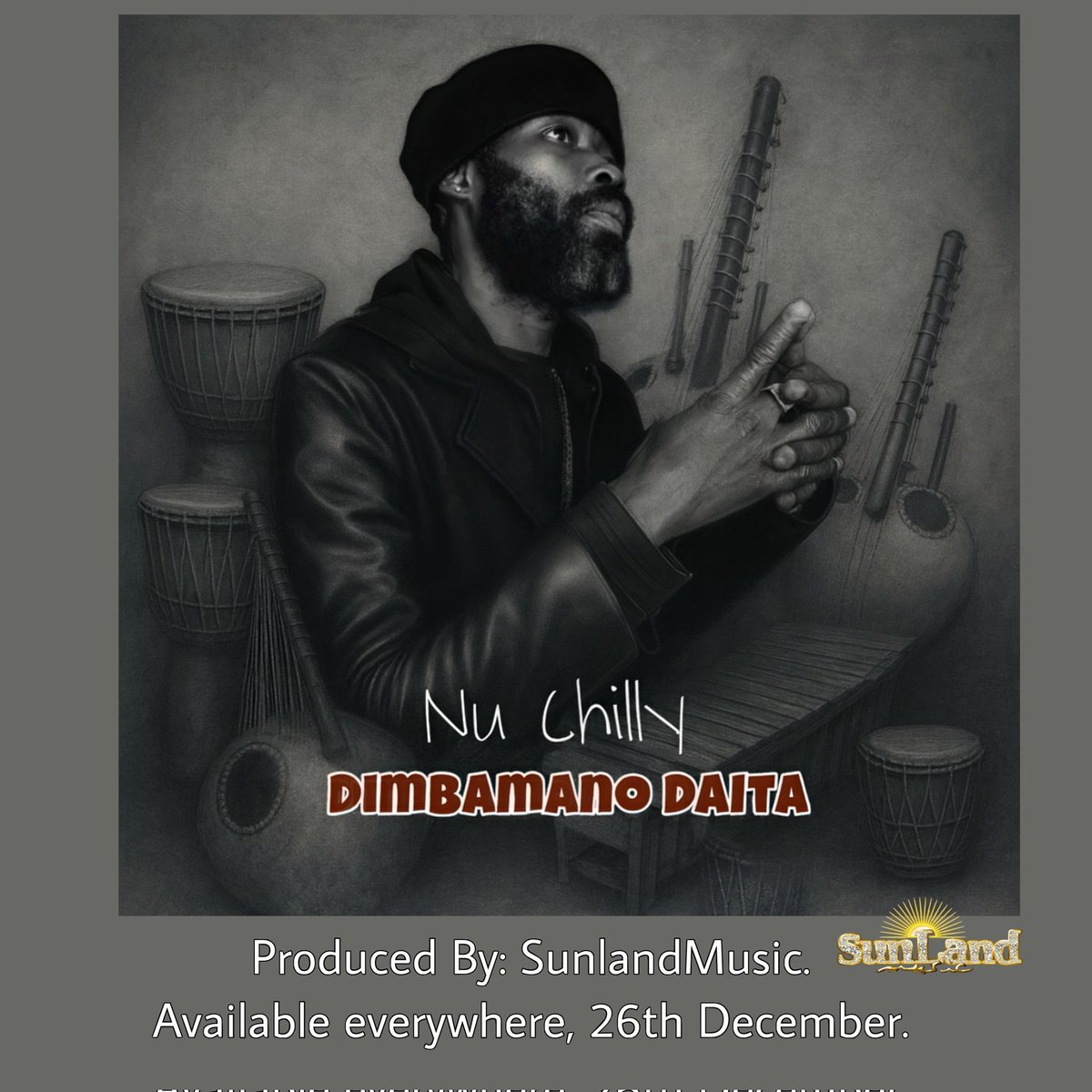 Modern
Afromanding Reggae Fusion.
#DIMBAMANODAITA
#RootsCalypso 
#RootsManding
#RootsKuntaKinteh
#BakauJamsation
#SunlandMusic
#NuChillyMusic 
Available everywhere 26th December wait for it.
Add us to your playlist 
🔗 👇
open.spotify.com/artist/1Nhj9OC…
