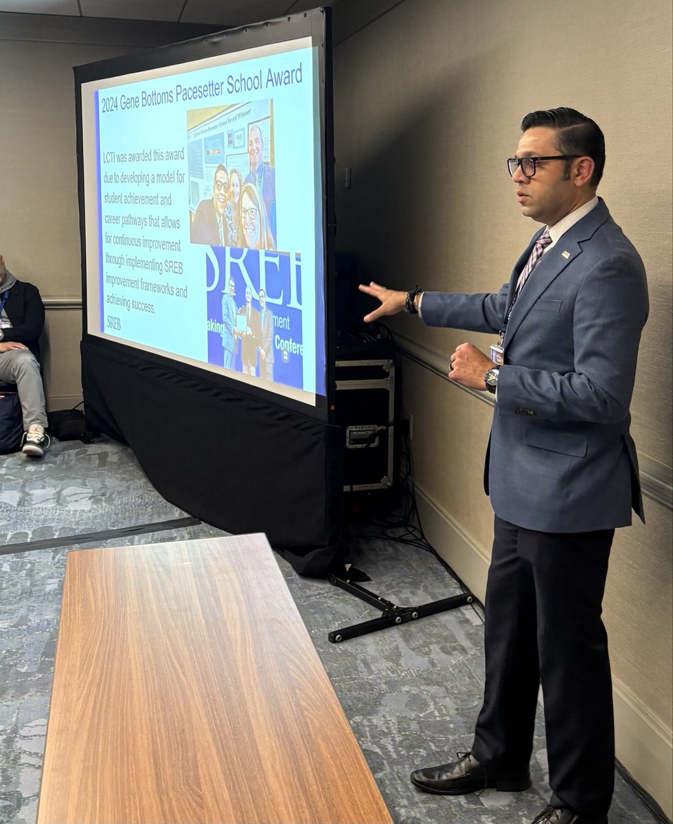 DipalKapadia's tweet photo. Energized by two powerful days at #ACTEVision25! Honored to represent PA in the Assembly of Delegates and share LCTI’s strategies for strengthening student outcomes with Deb Cullen from @srebeducation. Grateful for the collaboration! #CTE #Leadership https://t.co/KMh85ZSvHZ