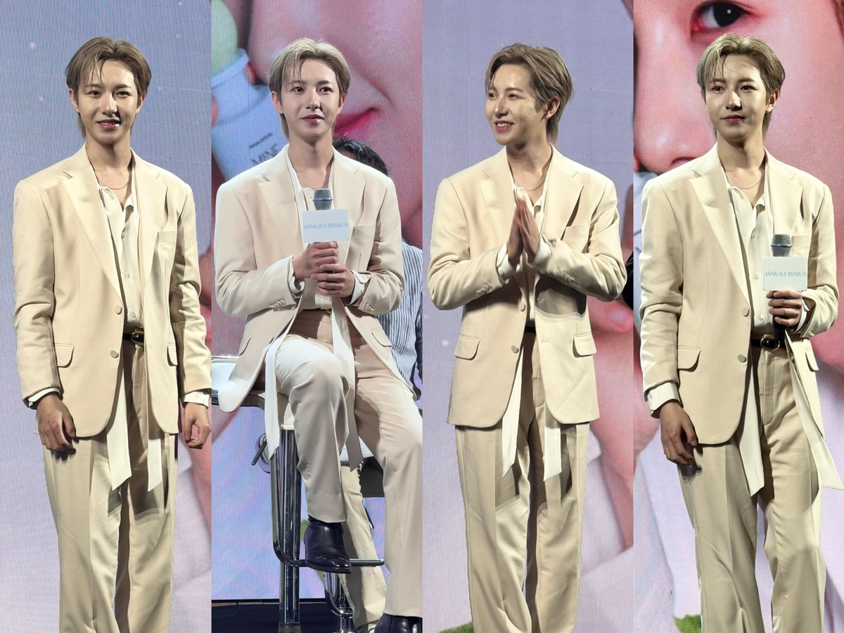 รีวิวอินจุนตัวจริง : ขาว สูง เพรียว หุ่นดีมาก ออร่าจับสุดๆ หน้าตาจิ้มลิ้มพิมใจมาก เป็นคนที่ทั้งหล่อ น่ารักในเวลาเดียวกัน ละในรูปเห็นหน้าเล็กแล้วใช่มะ ตัวจริงเล็กกว่านี้อีก แล้วบุคลิกดีมาก สุภาพ ไหว้สวย ยิ้มหวานให้เลย 1000000/10

WE MAKE THE PHENOMENON RENJUN 
#JANUAXRENJUN