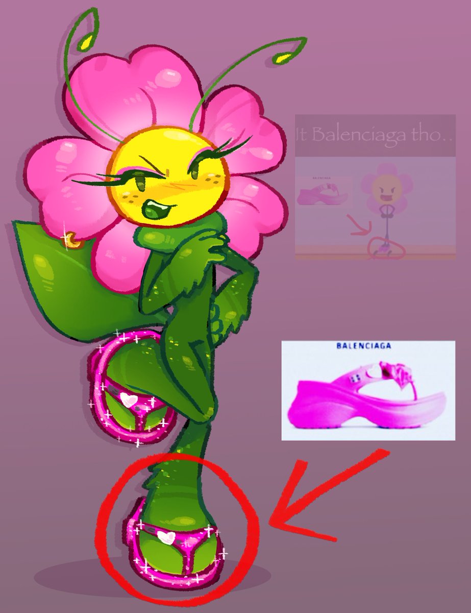 i'm wearing non slip shoes so-ha! 🌸#bfdi