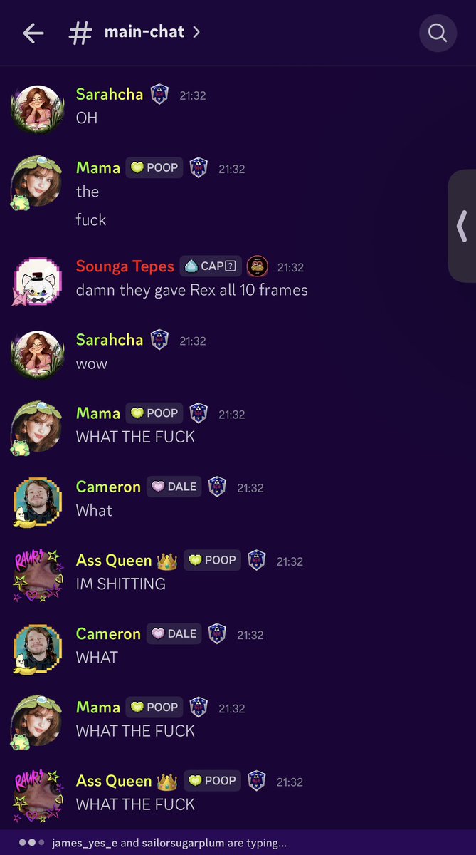 JOJOsaysbreee's tweet photo. my whole discord jaw dropped right now #TheGameAwards #forest3 https://t.co/86ZFrwiLYC