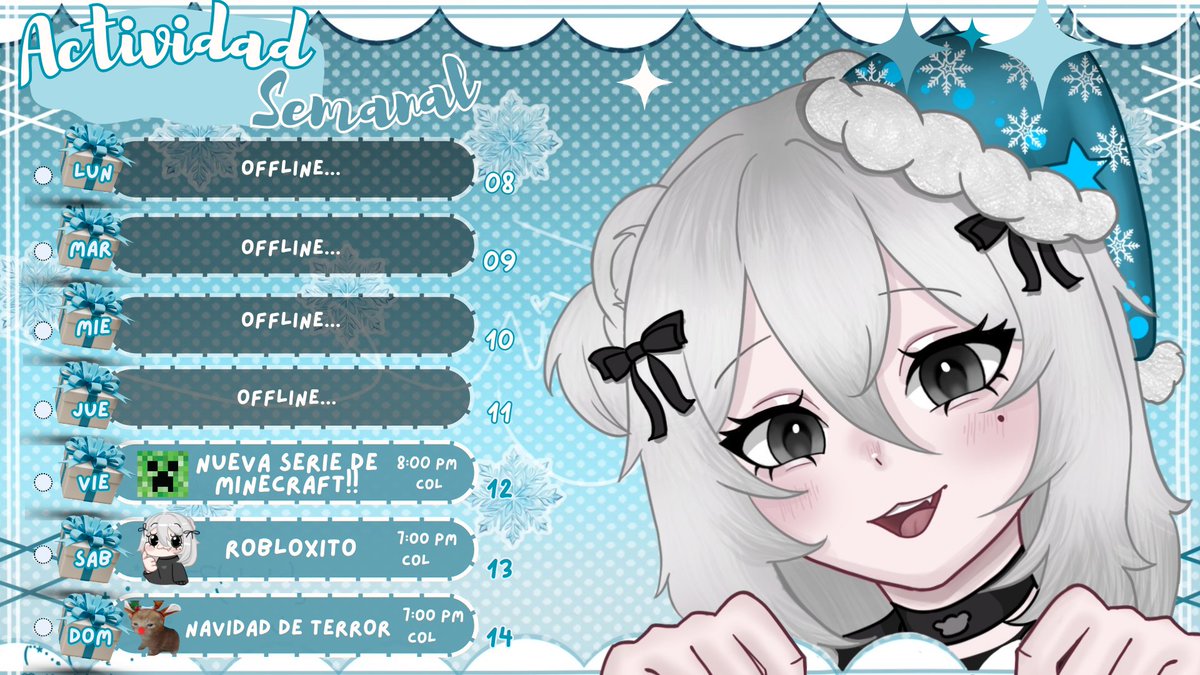 ¡Feliz mes de diciembre!
Les traigo la actividad de esta semana, después de haberme tomado un hiatus por milésima vez (mil disculpas, jeje)

Los espero en la morada 🤍