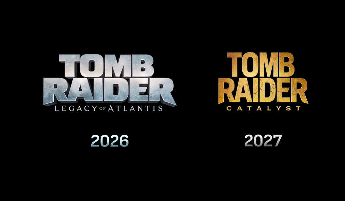 BG_GAMING01's tweet photo. The Game Awards

ها هي لارا كروفت تعود رسميًا وبقوة مع مشروعين جديدين من سلسلة Tomb Raider:

• Tomb Raider: Catalyst
اللعبة الجديدة كليًا، قادمة في عام 2027 🗡️🌍

• Tomb Raider: Fate of Atlantis
قادمة في عام 2026، وهي ريميك للجزء الأول يعيد تقديم بدايات لارا برسوم وتقنيات حديثة https://t.co/zaGScG0nIT