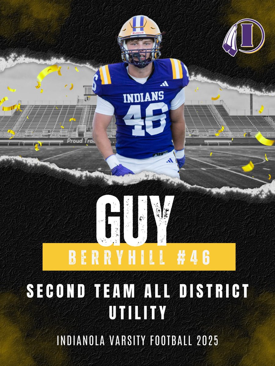 BerryhillGuy's tweet photo. Honored to be named 2nd Team All District Utility @IndianolaFB
@CSAPrepStar @KarterSchult @D1Apex @Coach_Berryhill @HEARTLANDFAN15
#uncommitted #alldistrict #classof2026 #middlelinebacker #linebackergrind #iafootball #MikeLB #5Afootball
Season statsโก๏ธ
85 TOT๐ธ๏ธ9 TFL๐ธ๏ธ2FF https://t.co/PaNcl35odX