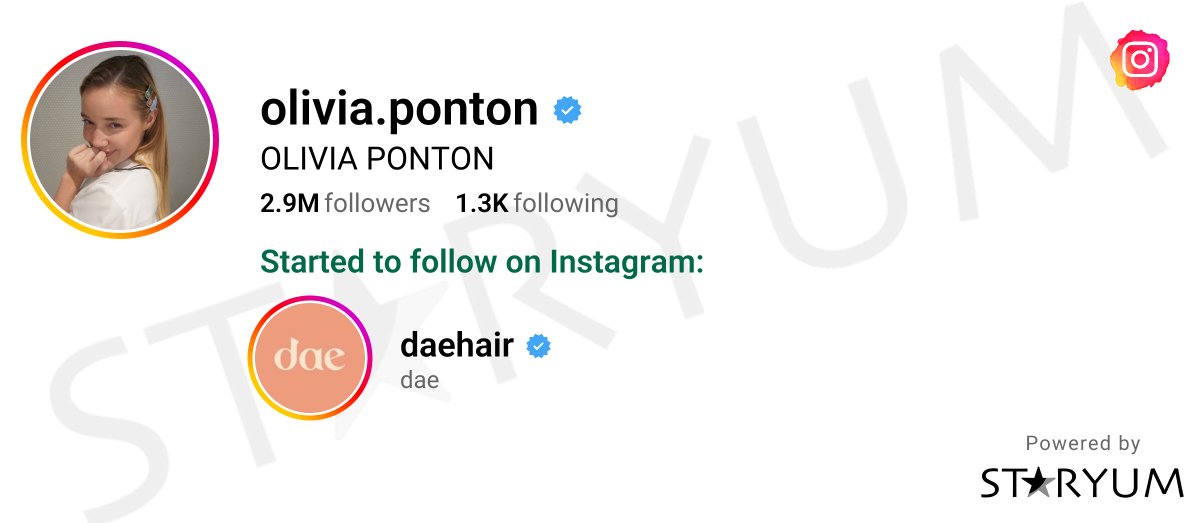 Staryum_News's tweet image. olivia.ponton (OLIVIA PONTON) started following on Instagram:
❇️ daehair (dae)

Is this the first step towards a major reveal?

#oliviaponton #olivia #ponton #daehair #dae