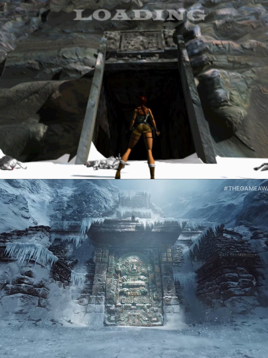 Tomb Raider 1996 vs Tomb Raider: Legacy of Atlantis 

30 year difference