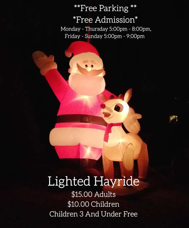 Greenspotfarms's tweet photo. Hope to see you this week-end!! 🎅🤶🎄
Take a ride around the light-filled, decorated farm &amp; experience the wonder of Christmas! 
Many extra things to do, grab a snack, watch our Chrismas movie, and take home your tree!!

#ChristmasTreeFarm #ChristmasHayride #ChristmasEvent https://t.co/TLV2AMOd8g