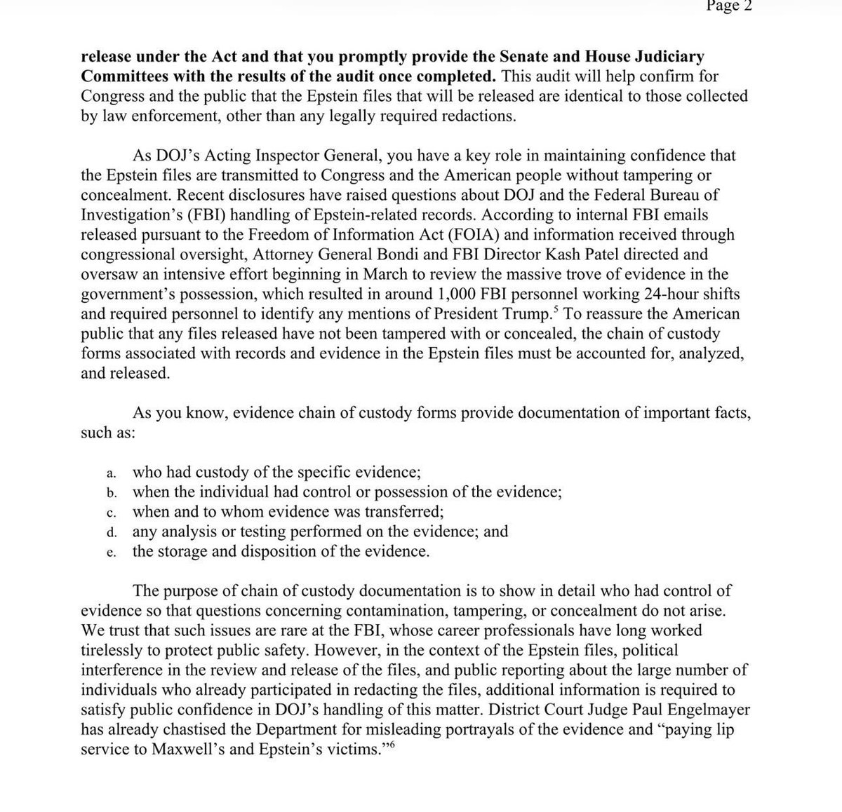 #TrumpIsUnfitForOffice   #TrumpsAffordabilityCrisis   #RepublicansAreTheProblem   #wtpBLUE   WE THE PEOPLE   wtp2946
 
The Epstein files can finally be fully released.
 
Three federal judges have ruled that all Epstein related material should be released.  In all three cases,