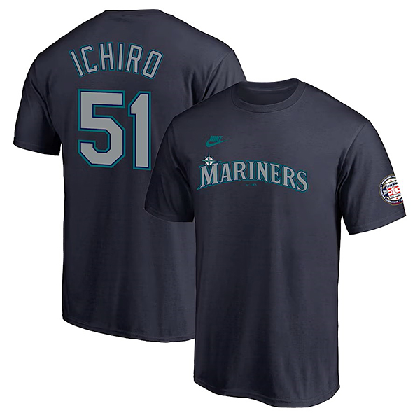 NIKE #マリナーズ #イチロー ネーム＆ナンバー HOF（殿堂入り）記念T