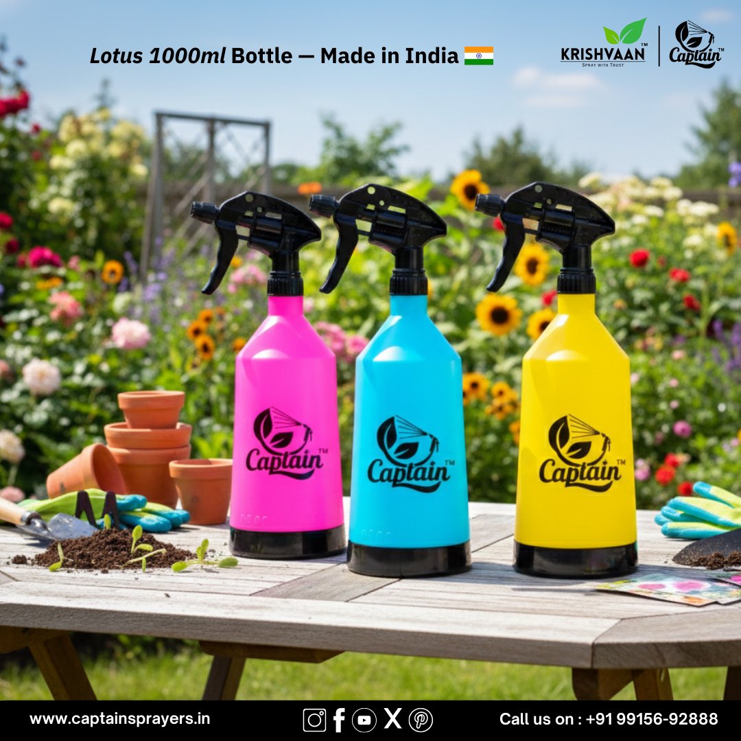 CaptainSprayers's tweet image. 🌟 Our 𝐁𝐞𝐬𝐭-𝐒𝐞𝐥𝐥𝐢𝐧𝐠 𝐁𝐨𝐭𝐭𝐥𝐞 of the Year — Lotus 1000ml 🌟

Har 𝐰𝐡𝐨𝐥𝐞𝐬𝐚𝐥𝐞𝐫 chahta hai ek aisi spray bottle jo fast sell ho, customer ko pasand aaye, aur market mein 𝐝𝐞𝐦𝐚𝐧𝐝 banaaye.

🌐 captainsprayers.in
📞 +91 99156-92888