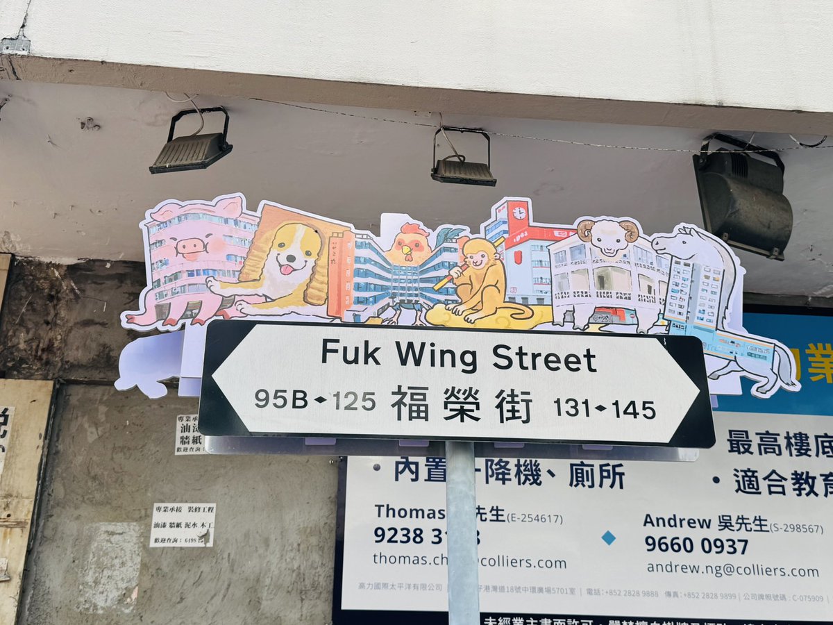 なんか可愛いのが乗ってました。
深水埗にて。