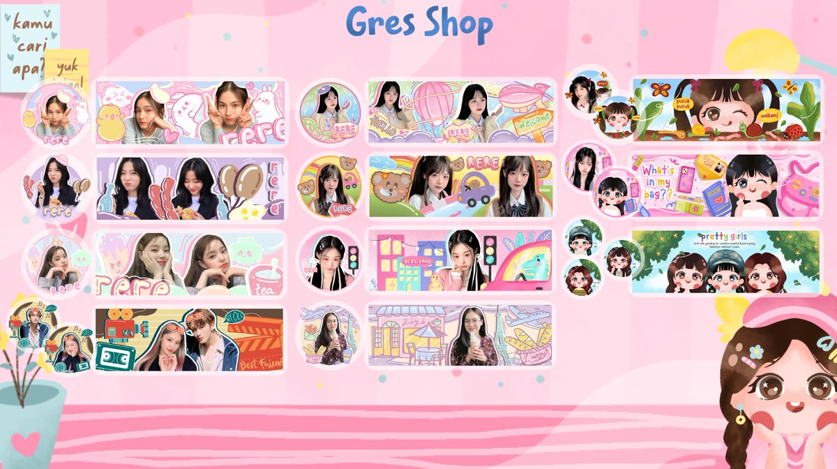 GrresShop's tweet image. haii, hari ini hari terakhir diskon 20% edisi tahun baruuu yah! &amp;gt;_&amp;lt;

yang mau jajan layout by req bisa dm/wa aku aja! diskon berlaku hanya untuk layout by reqq yah beb

yg mau custom set up satuan/full juga bisaa yaa &amp;gt;_&amp;lt; yuk jajann🎀

#zonauang