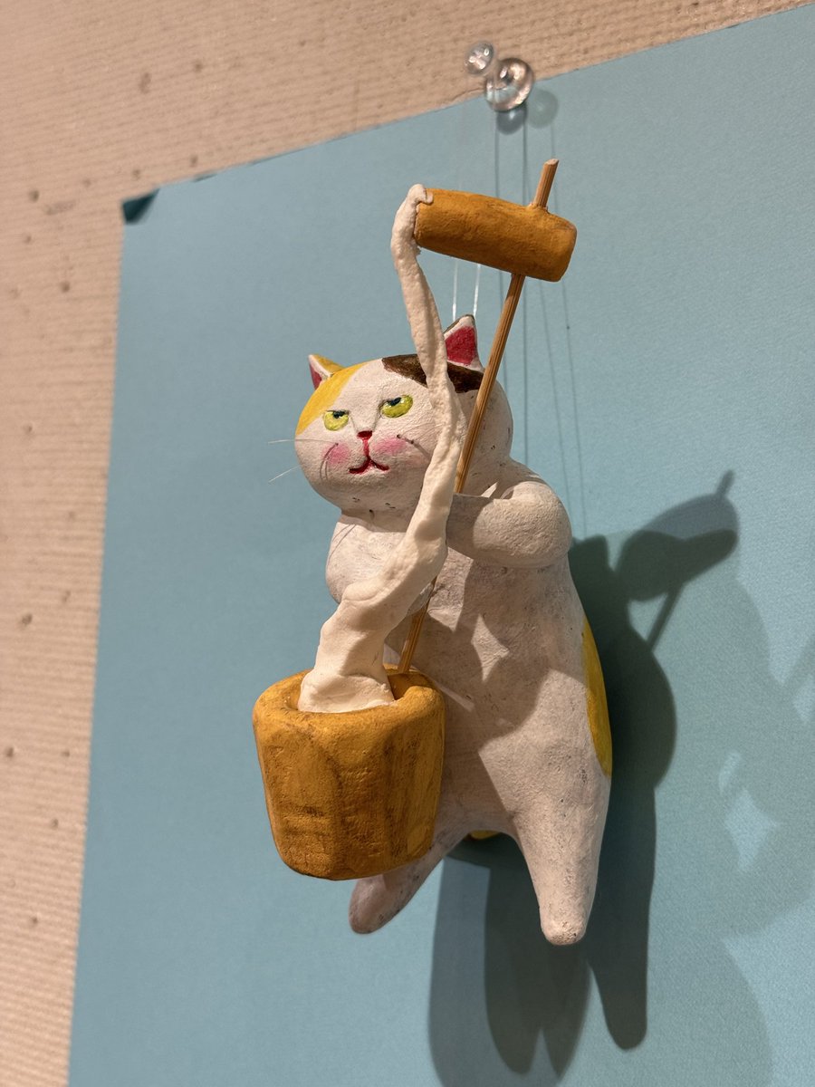 会期2日目、本日高橋理佐さんの在廊はお休みですが、ユーモラスな作品