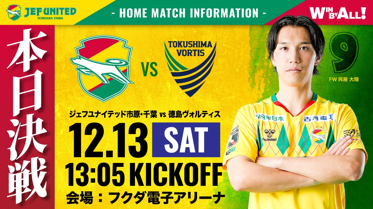 明治安田J1昇格プレーオフ2025 決勝🏆 🟡12/13(土) vs #徳島