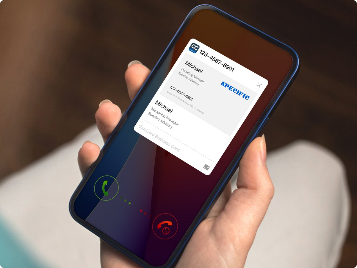 CamCardIntSig's tweet photo. Imagine knowing who’s calling and where they’re from before you even pick up — it makes every conversation smoother and more confident. 

Try it now → https://t.co/w12yfE6bVC https://t.co/YPEnLaJtQb