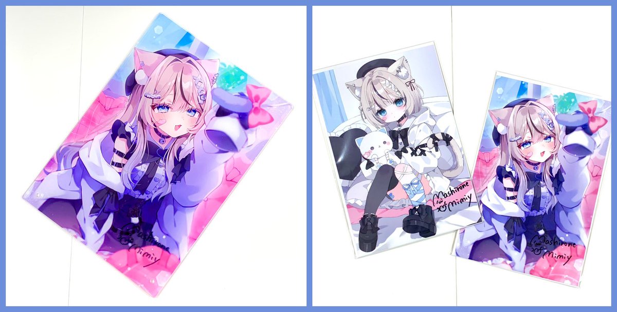 ウェブポン　しらまめ　A賞　直筆サイン　ブロマイド ウェブポン しらまめ A賞 直筆サイン ブロマイド 白桜みこの