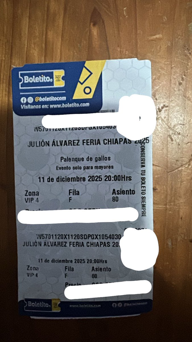 Rgrajales6's tweet photo. Boletos VIP fila F $$$$$ https://t.co/hpBdYxVJew
