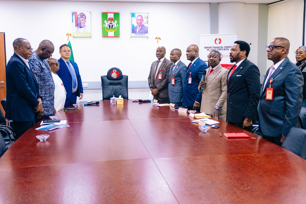 officialEFCC's tweet photo. EFCC to OPAY :  Make Compliance with Regulations Your Watchword

The Executive Chairman of the Economic and Financial Crimes Commission, Mr. Ola Olukoyede  has charged the management and staff of Opay   to make compliance with  existing regulations  a watchword to ensure business integrity and block avenues for money laundering and fraudulent practices.

 Olukoyede gave the charge in Abuja on Thursday,  December 11, 2025 when the Chief Executive Officer,  CEO,   Opay, Mr. Steven Wen  led other top managers of the financial institution on a courtesy visit to the EFCC headquarters.

The EFCC boss, who spoke through the Chief of Staff, CoS, to the Chairman, Commander of the EFCC, CE Michael Nzekwe stated that one of the mantras of Olukoyede was  using  the instrumentality of anti-corruption to stimulate growth in the economy.   He, therefore, charged the managers to keep faith with extant laws in running their business.

“ Work on  Know Your Customers,  KYC,  don’t give room for fraud,  don’t allow your company to be used for money laundering  and comply with every law of the land”, he said.   While further emphasizing the need for compliance, he  commended Opay for considering local content in its employment policy.

“Your ninety-nine percent local employees are very good, we must commend you for that,  but then again it is also important to reiterate the need for compliance with  local laws. It is very important because you have to ensure that it is not just by word  of mouth but more by action that you comply with the local laws.

Also speaking on the need for compliance, Director, Investigation, Commander of the EFCC,   CE Abdulkarim Chukkol reiterated the need for systems integrity adding that Opay must ensure it safeguards itself against  insider abuse in the company.

“Systems integrity is also very important to look at, secondly the KYC, it is not enough for us to say let us just follow  only what the CBN has given us,   but again,  you have to go the extra mile.  I also want to give advice on the people that you employ, sometimes insider abuse is very rampant, no matter how tight your system is,  when you bring in somebody that can do and undo,  then definitely everybody is at risk”, he said.

Earlier in his presentation,  Wen disclosed that compliance with regulations,  customer satisfaction and revenue generation are priorities his company considered very important.  

“The most important thing in our company is compliance with local laws, compliance with local regulations, second is customer certification, how we use innovative solutions to solve our customer problems to provide them value. Then,  number three is how to grow our revenue.  We believe that compliance with the law is a red line we cannot cross”, he said.