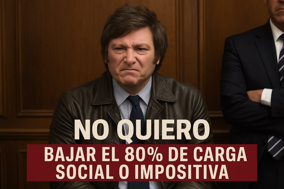 #ReformaLaboral la línea ideológica libertaria afirma: “como país necesitamos de capital y trabajo, pero cuando el #costo de #capital es #alto, la #mano de #obra debe ser #barata para ser competitivos” . #Ese es el #espíritu de esta #reforma laboral. #AjustarSalarios y derogar