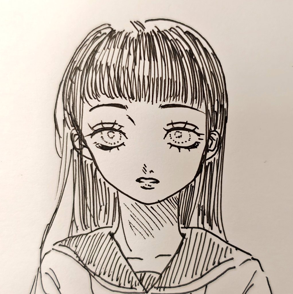 found__guilty's tweet photo. 一発描き 顔がかわいい https://t.co/CirUUuqjp7