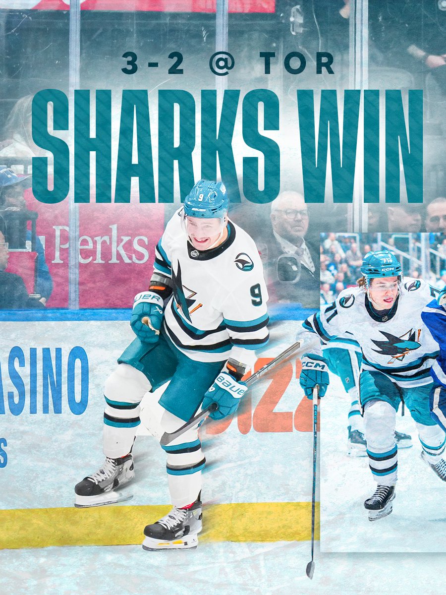 SanJoseSharks's tweet photo. Taking two points from Toronto. 😤 https://t.co/MDC94P8UqS