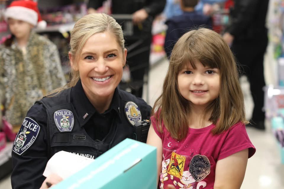msupolice's tweet image. “Shop With A Hero” was pure holiday magic tonight. Watching kids light up as they picked out gifts, supported every step of the way by first responders. 

A heartfelt thank‑you to our very own Detective Hannah Salvati and Lieutenant Kim Parviainen for going above and beyond to…