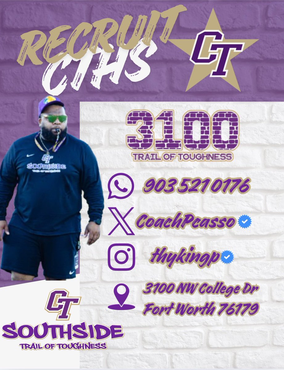 RECRUIT THE RANGERS!!! 

#RecruitCTRangers 
#StayPurple 
#TrailOfToughness