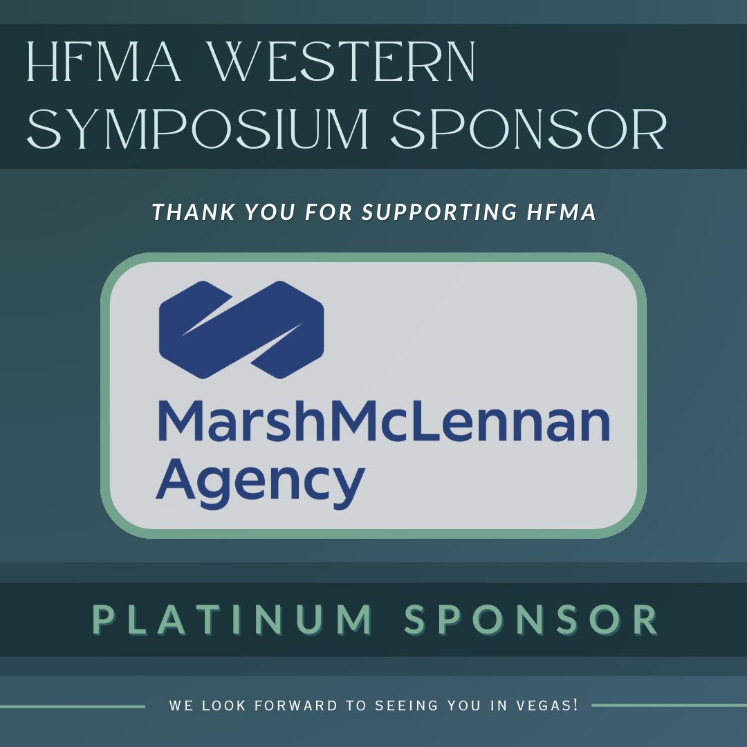 🌟 Platinum Sponsor Spotlight: <a href="/MarshMcLennan/">Marsh McLennan</a> 🌟

We are proud to recognize Marsh McLennan Agency as a Platinum Sponsor for the upcoming 2026 HFMA Western Region Symposium!

#HFMAWRS #HFMA #HealthcareFinance #MarshMcLennanAgency #SponsorSpotlight #HealthcareLeadership #WRS2026