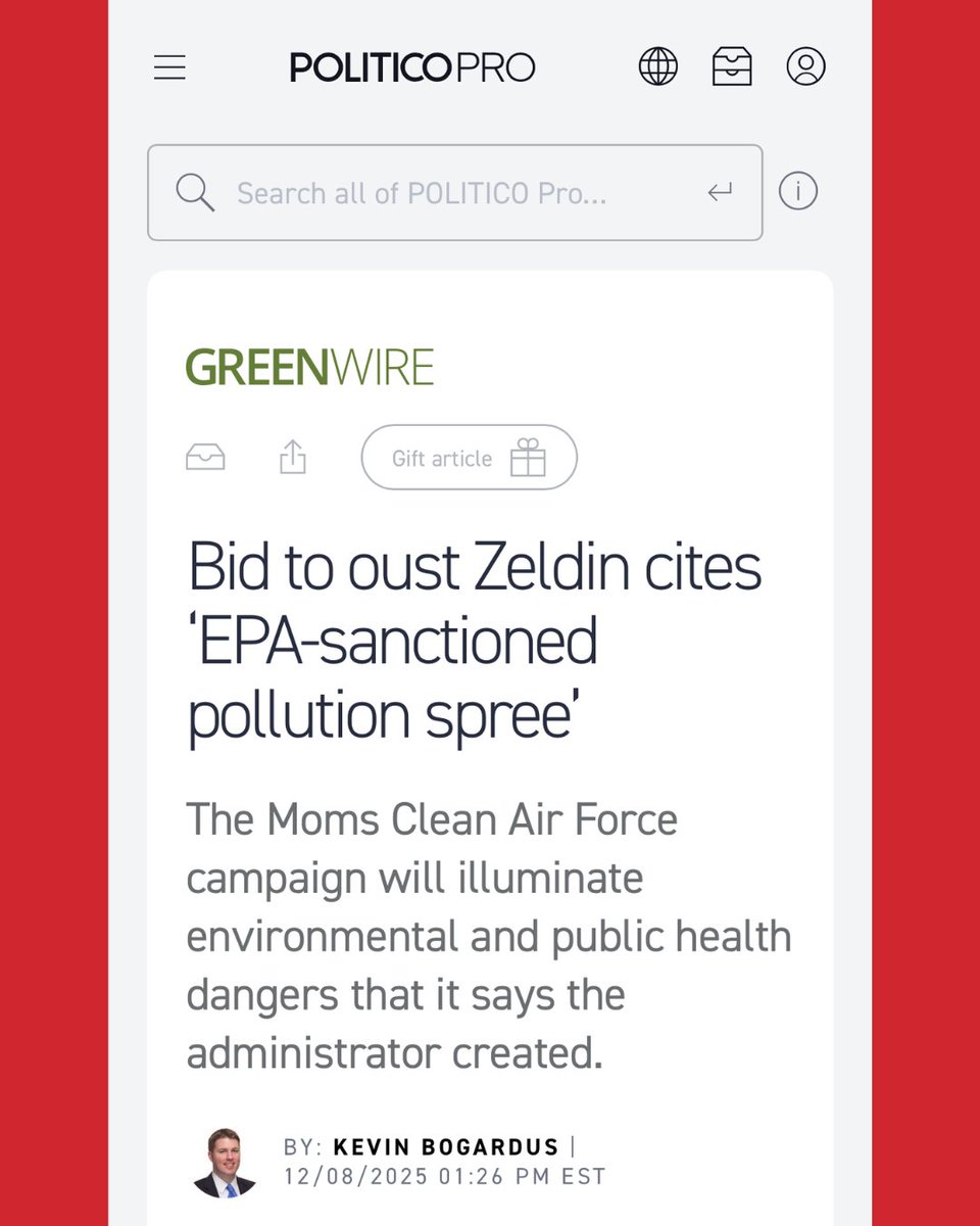 Why have <a href="/CleanAirMoms/">Moms Clean Air Force</a> declared that #ZeldinMustGo?

Find out in reporting by <a href="/KevinBogardus/">Kevin Bogardus</a>: eenews.net/articles/bid-t…