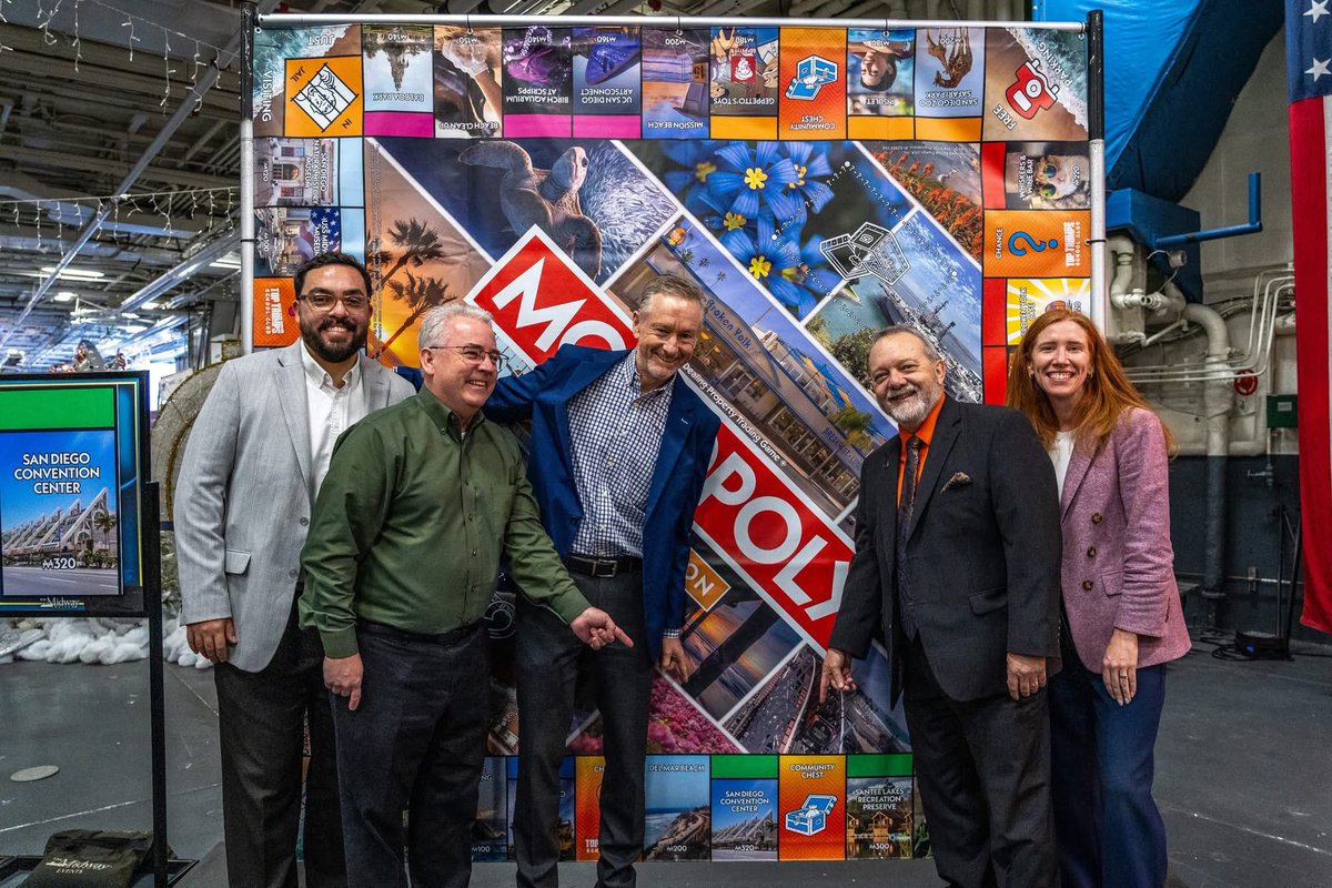 SDConventionCtr's tweet image. We're on the board 🎲 The San Diego Convention Center is officially part of the MONOPOLY: SAN DIEGO Edition launched today.

Featuring many of San Diego’s top attractions, the game is now available at local gift shops and online at us.toptrumps.com/collections/mo…