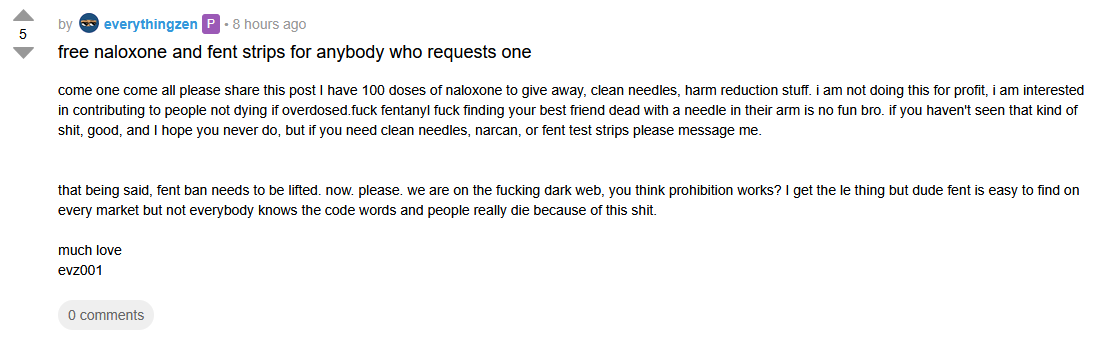 DarkWebInformer's tweet image. Maybe someone in need will actually needs this. Who knows. #HarmReduction

https://dreadytofatroptsdj6io7l3xptbet6onoyno2yv7jicoxknyazubrad[.]onion/post/58a249ee6d29e4cccc15