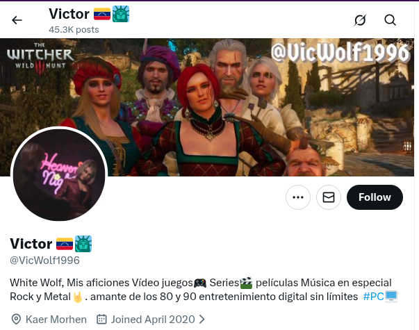 AcostaMeche28's tweet photo. @VicWolf1996 @GastonLevar Bueeeeh que se puede esperar de una persona con un perfil así.

Tienes el intestino grueso pegado del "cerebro" BABIECO https://t.co/ClbTdB6DK6