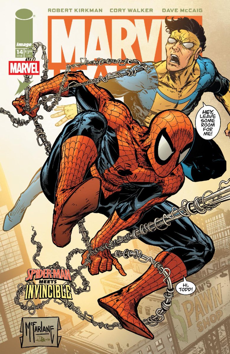 iREUS_SA's tweet photo. SPIDER-MAN &amp; INVINCIBLE BY TODD MCFARLANE!! https://t.co/QmypKG8F31