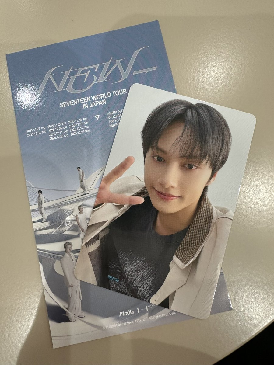 SEVENTEEN セブチ FC更新 特典 トレカ 交換 NEW Carat ファンクラブ 譲